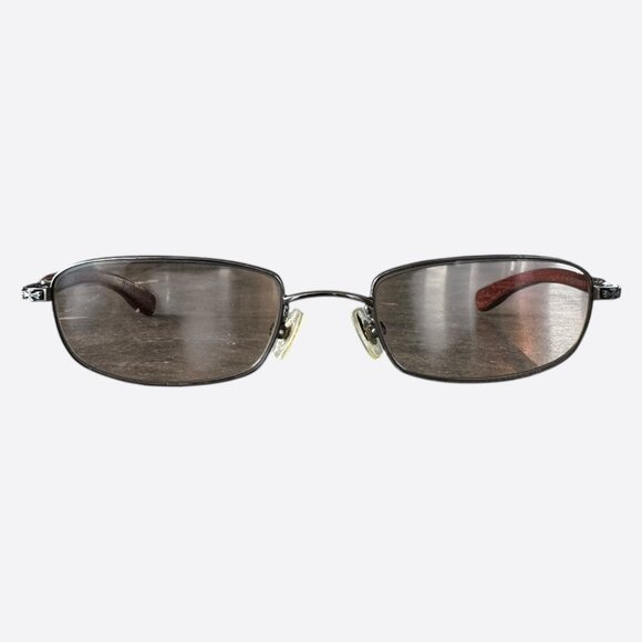 Chrome Hearts Brown Wood & Silver Velvedere Sunglasses - Picture 1 of 5